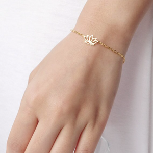 Charm Bracelet • Lotus Flower
