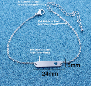 Charm Bracelet • Heart Bar