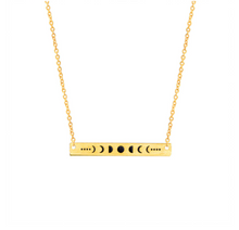 Load image into Gallery viewer, Charm Necklace • Moon Phases
