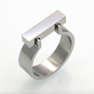 Ring • Stainless Steel • Big Square