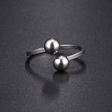 Load image into Gallery viewer, Ring • Stainless Steel • Double Balls
