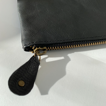 Load image into Gallery viewer, Moon Phase • Leather Clutch • Unique &amp; Handmade • Pocket
