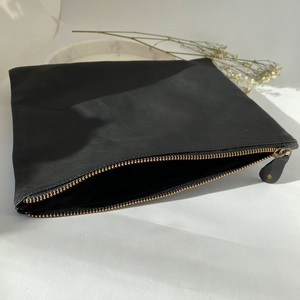 Leather Clutch • Unique & Handmade • Pocket