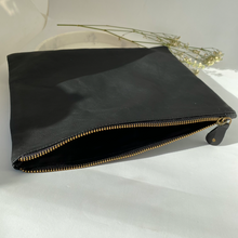 Load image into Gallery viewer, Moon Phase • Leather Clutch • Unique &amp; Handmade • Pocket
