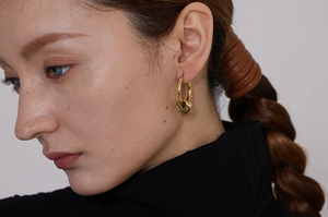 Elisenda • Real Gold Plated - Stainless Steel Earrings
