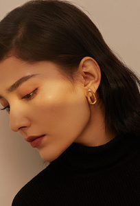 Mathilde • Real Gold Plated - Stainless Steel Earrings