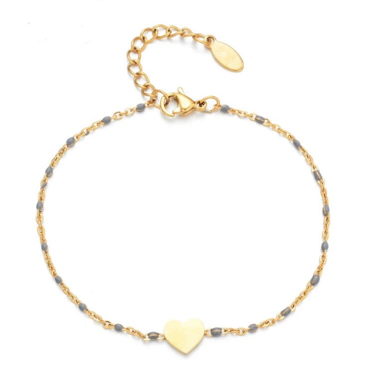 Bracelets - Heart - Enamel Collection