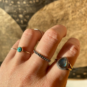 Turquoise Ring • Sterling Silver • One Of a Kind Collection • T-7-1