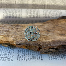 Load image into Gallery viewer, Silver Ring • Flower of Life • 925 Sterling Silver
