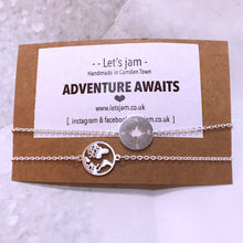 Load image into Gallery viewer, Adventure Awaits ❥ Set of 2 Bracelets
