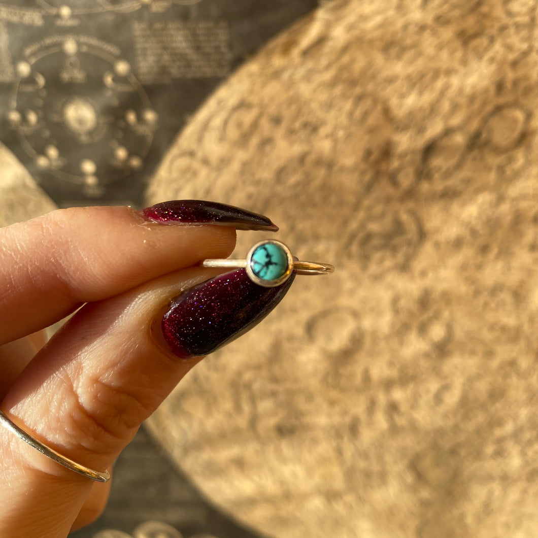 Turquoise Ring • Sterling Silver • One Of a Kind Collection • T-7-1