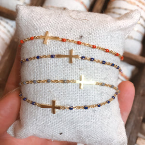 Bracelets - Cross - Enamel Collection