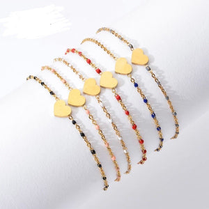 Bracelets - Heart - Enamel Collection
