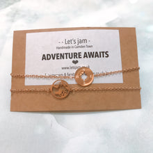 Load image into Gallery viewer, Adventure Awaits ❥ Set of 2 Bracelets
